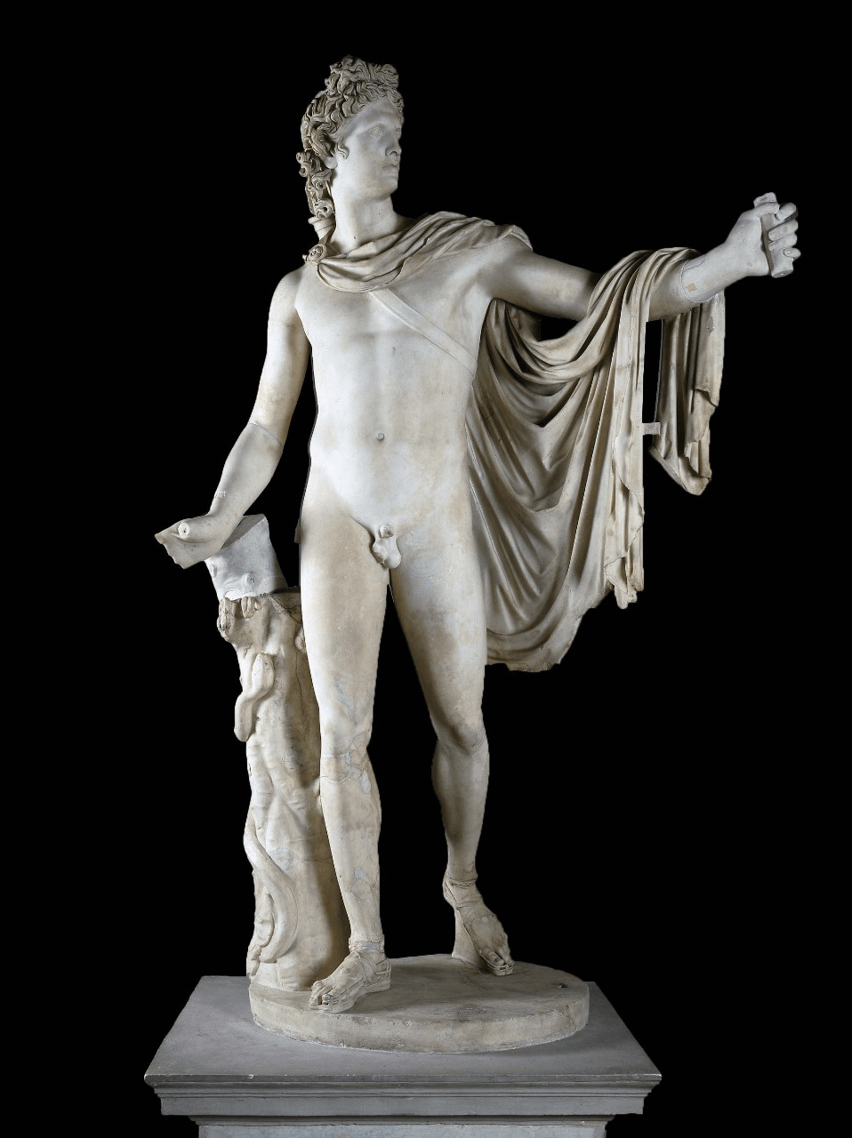 Apollo Belvedere marble statue